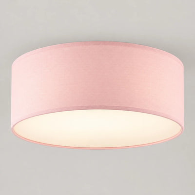 Plafonnier tambour en tissu pour chambre d'enfant - Dorela