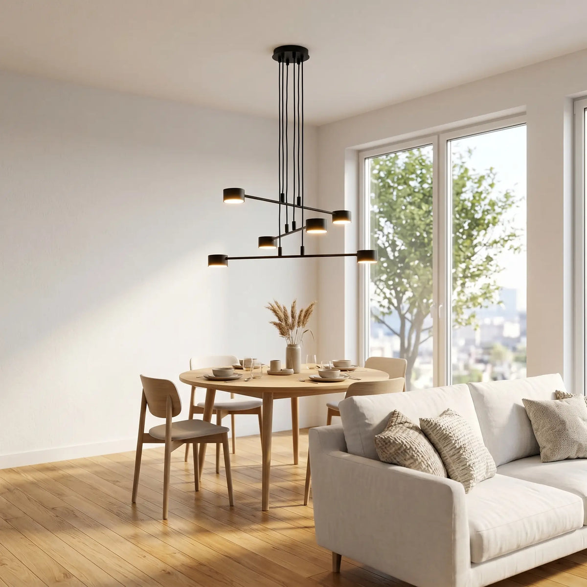 Suspension PLEXE – Lustre Moderne | L'Atelier du Lustre salon moderne