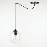 Suspension Verre Transparent Salon