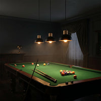 Suspension 3 Globes Bois Billard