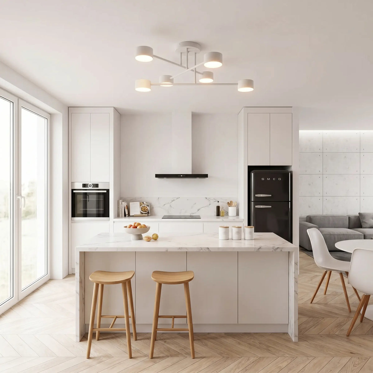 Plafonnier SCION – Lustre Scandinave cuisine moderne