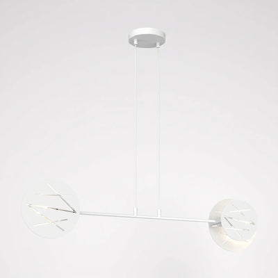 Suspension Sillon Blanc Billard