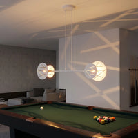 Suspension Sillon Blanc Billard