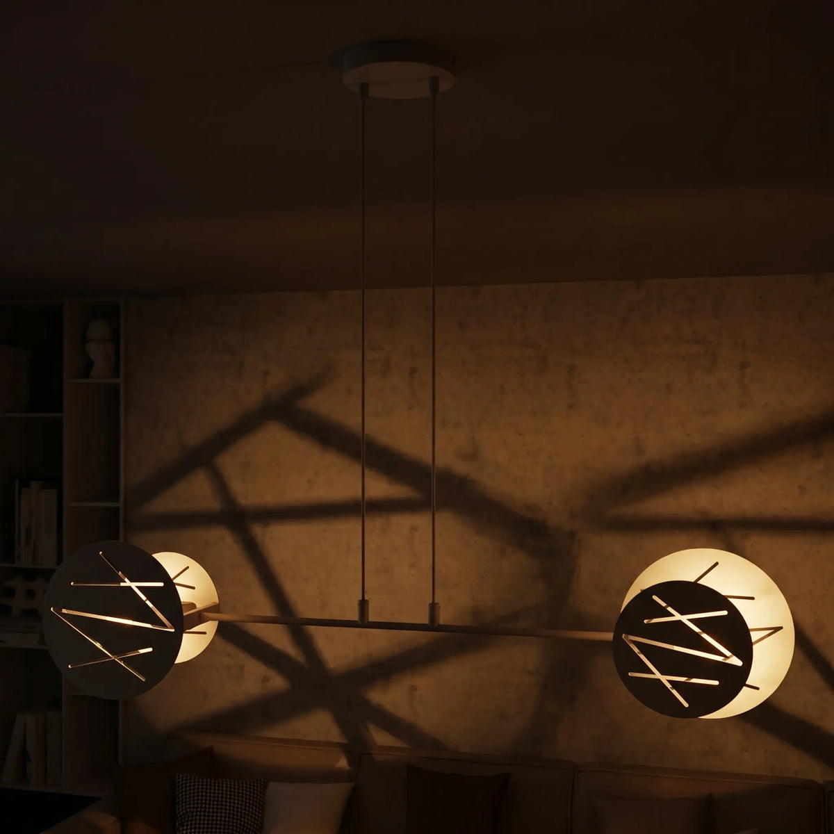 Suspension SILLION – Lustre Suspension ambiance nocturne