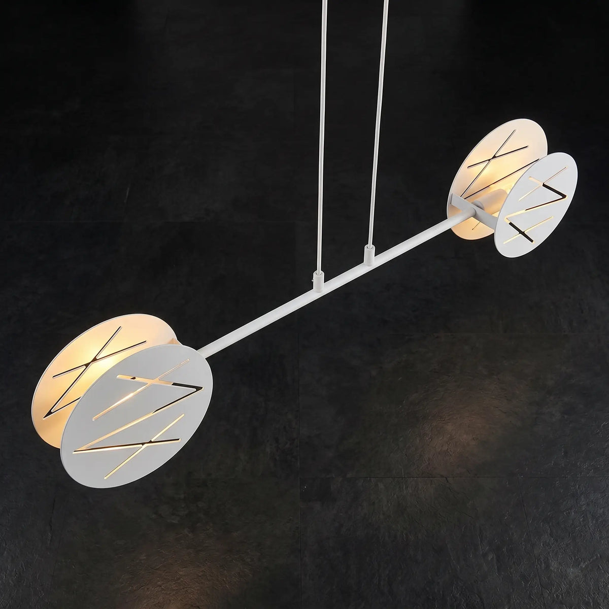 Suspension SILLION – Lustre Suspension vue dessus