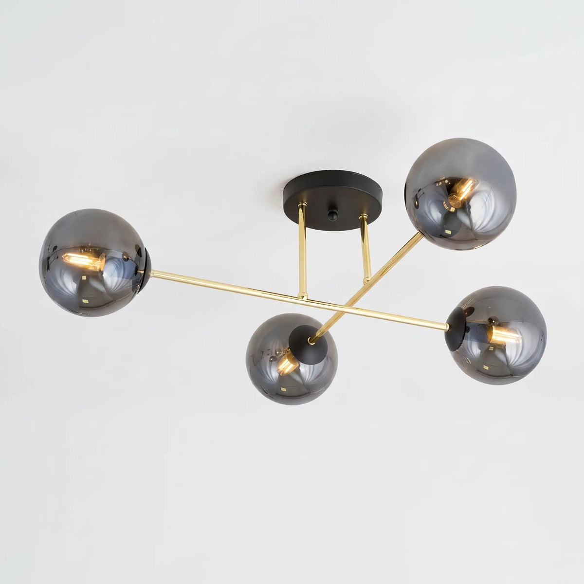 SPORE verre fumé anthracite doré