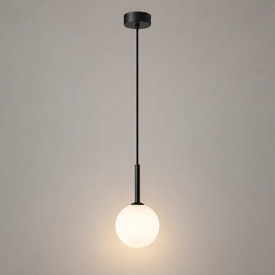 Suspension chambre boule scandinave en verre - Miloa