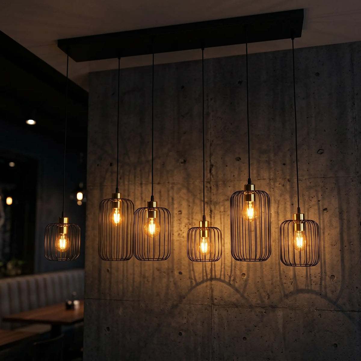 Stryx design vue dessous six feux  ambiance nocturne