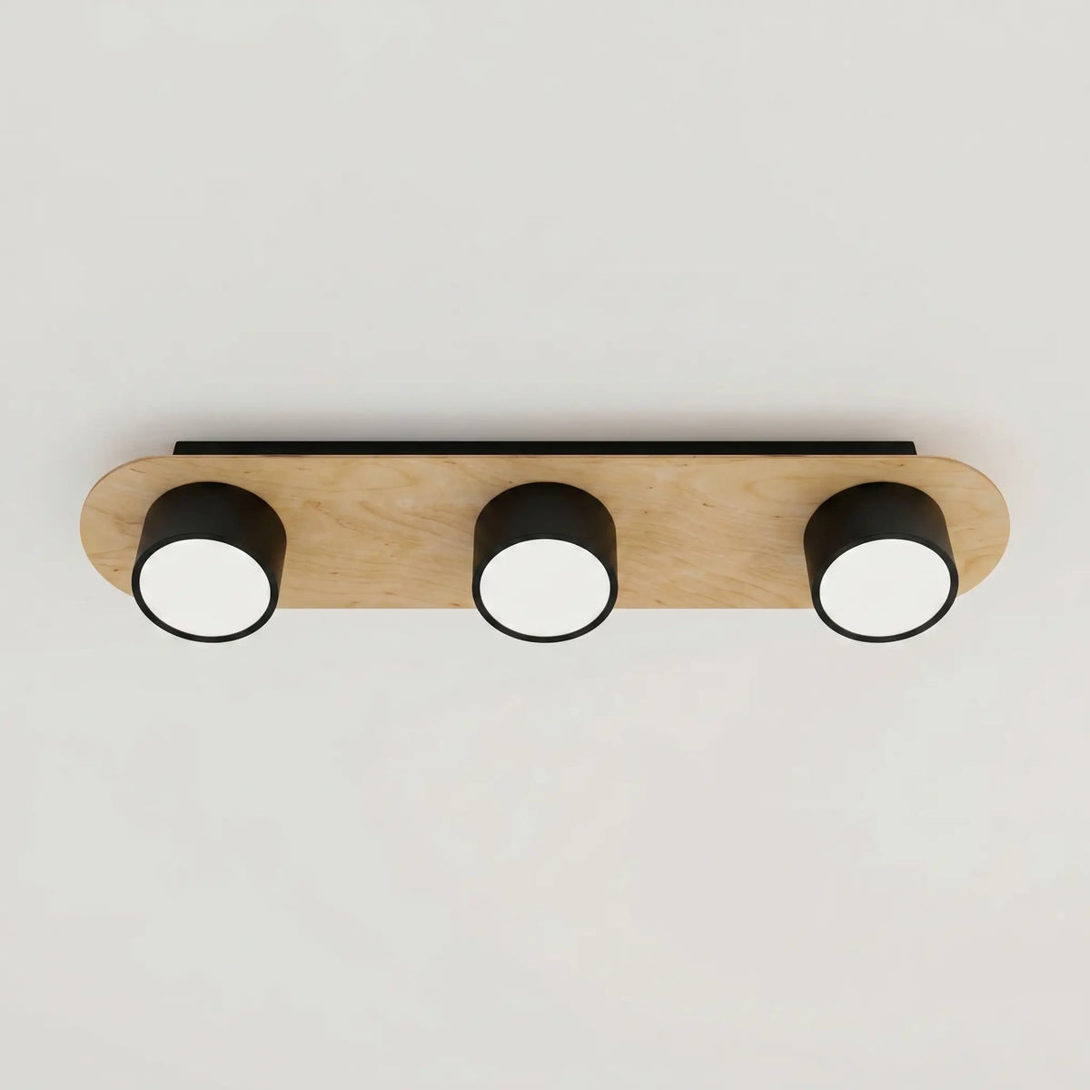 Plafonnier TERCE – Lustre Bois vue dessous