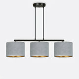 Suspension Rampe 3 Pendants Gris | L'Atelier du Lustre