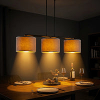 Suspension Rampe 3 Pendants Gris