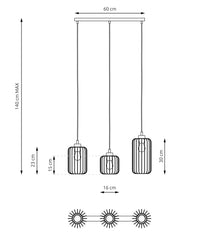 Schéma dimensions