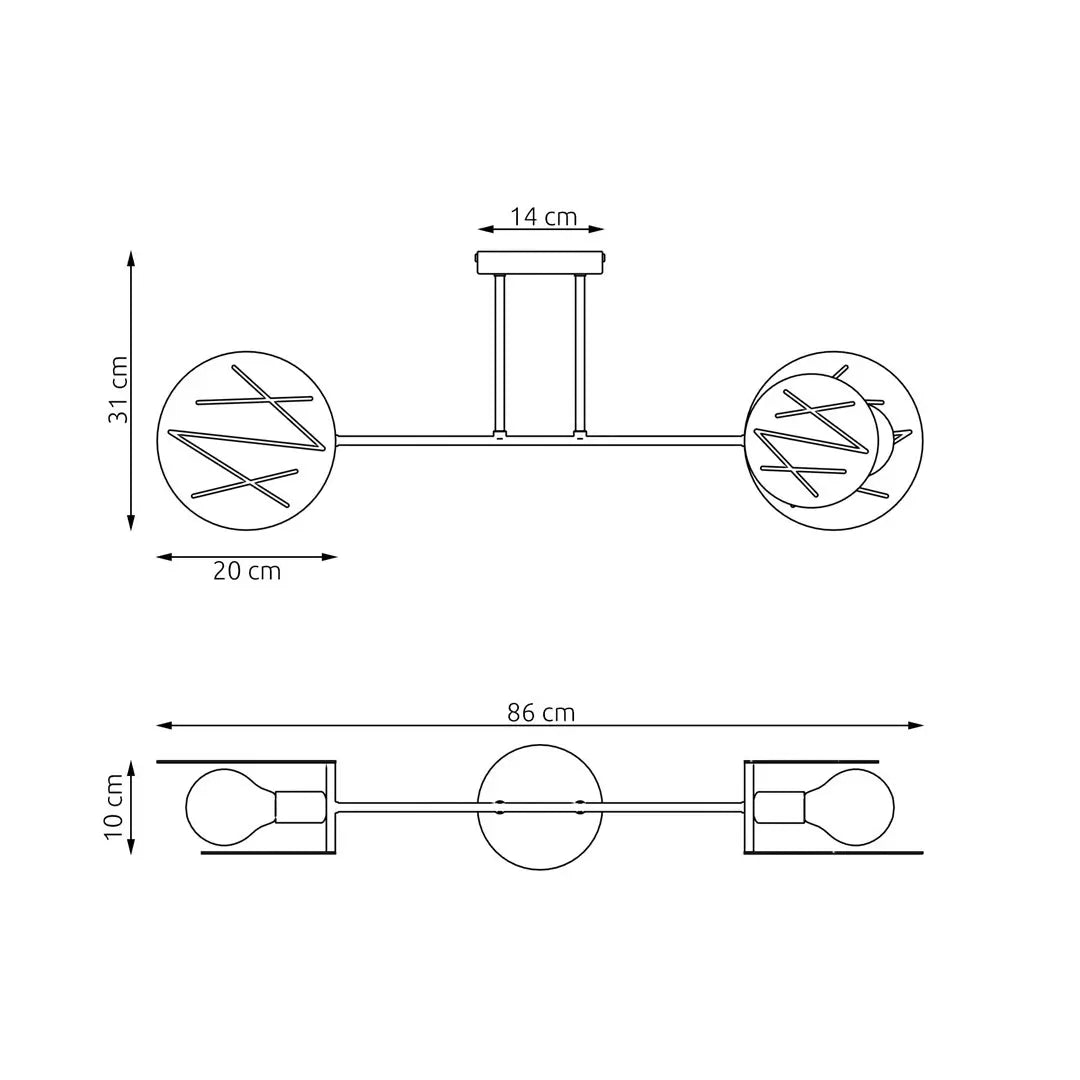 Schéma dimensions