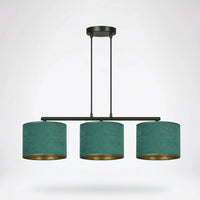 Suspension Velours Vert Rampe Chambre