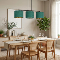 Suspension Velours Vert Rampe Chambre