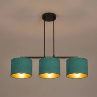 Suspension Velours Vert Rampe Chambre