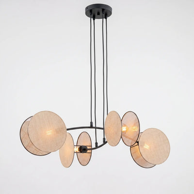 Suspension 4 Tambours Beige Salon