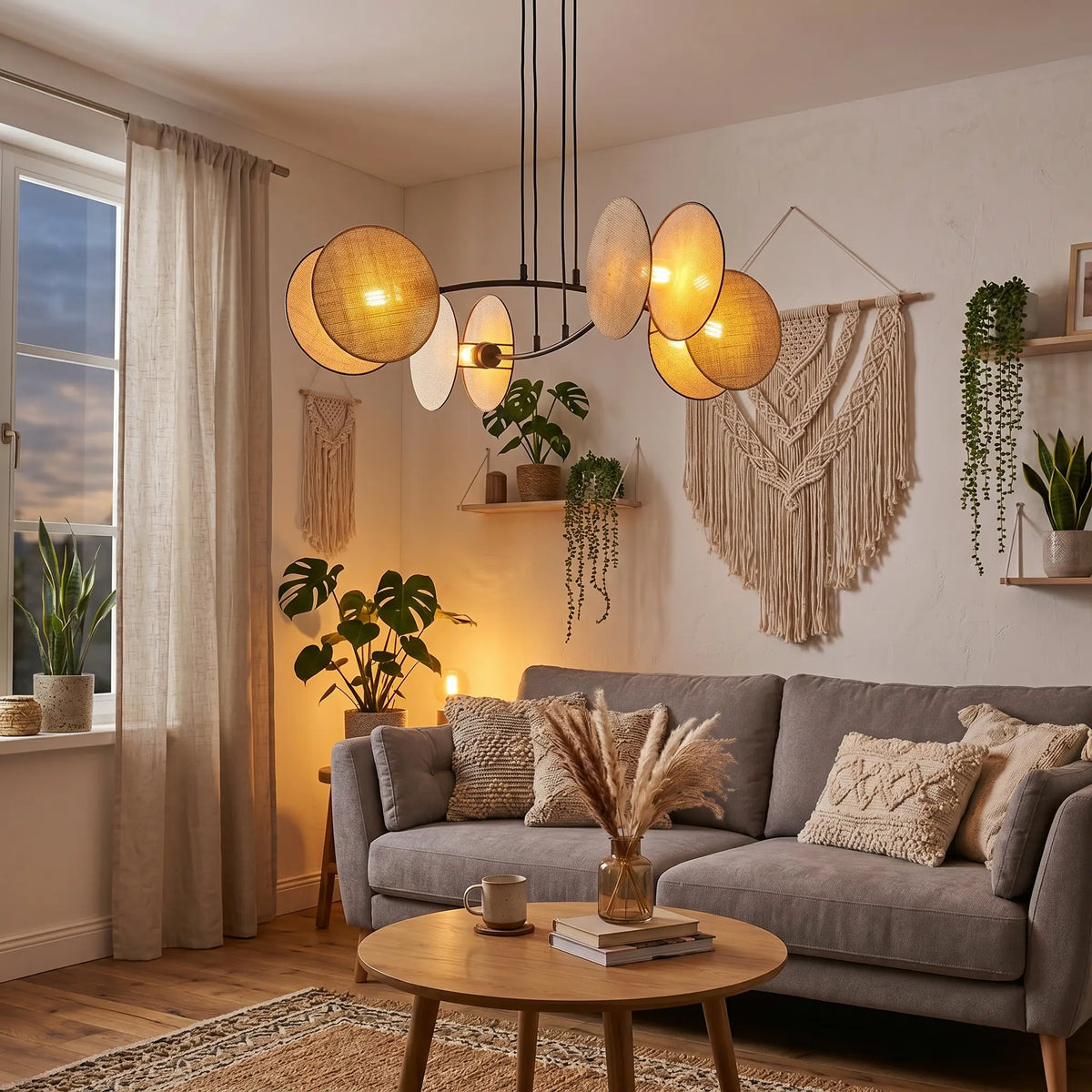 Suspension VOILE – Suspension Noiresalon moderne